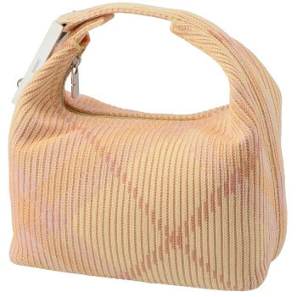 Burberry Peg Hobo Handbag Duffle Bag Check